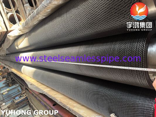 A335 P22 HRSG এবং তাপ পুনরুদ্ধার সিস্টেমের জন্য সিএস ফিনস সহ Serrated Fined টিউব