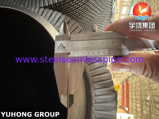 A335 P22 HRSG এবং তাপ পুনরুদ্ধার সিস্টেমের জন্য সিএস ফিনস সহ Serrated Fined টিউব