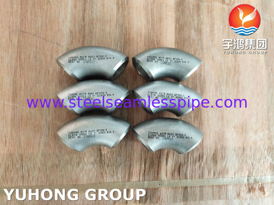 শিল্প ক্ষেত্রের জন্য ASTM A403 WP304-S ৯০ ডিগ্রি LR সিমলেস এলবো