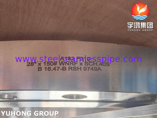 উচ্চ তাপমাত্রা এবং উচ্চ চাপ পাইপলাইন সিস্টেমের জন্য ASTM A182 F310 ওয়েল্ড নেক কাঠের স্টেইনলেস স্টীল ফ্ল্যাঞ্জ