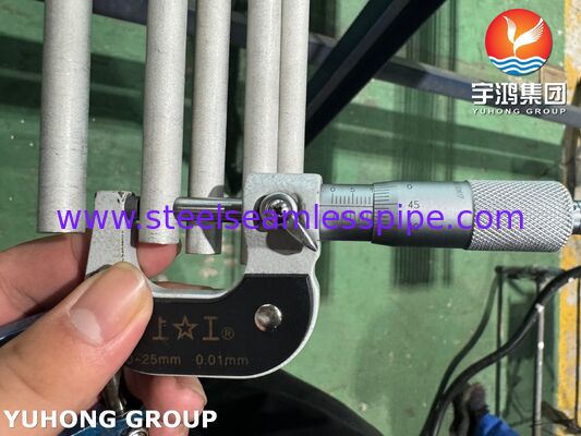 স্টেইনলেস স্টিল ASTM A269 TP316L সিমলেস টিউব কনডেন্সারের জন্য, পিকলড এবং অ্যানিলড