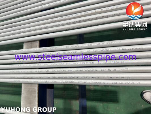 স্টেইনলেস স্টিল ASTM A269 TP316L সিমলেস টিউব কনডেন্সারের জন্য, পিকলড এবং অ্যানিলড