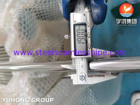 ASME SA249 উজ্জ্বল অ্যানিলড স্টেইনলেস স্টীল 304 ডস্টিলার জন্য ঝালাই টিউব, 3 / 4 " 20BWG