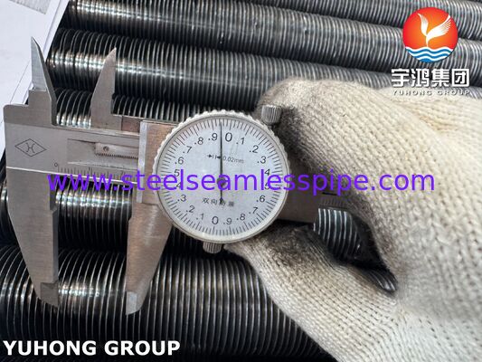 A179 / AL1060 দক্ষ তাপ এক্সচেঞ্জার এবং বয়লারের জন্য ঘূর্ণিত ফিনড টিউব