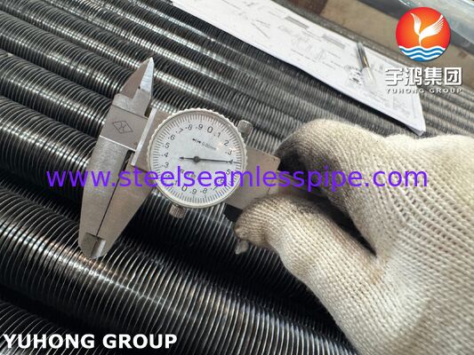 A179 / AL1060 দক্ষ তাপ এক্সচেঞ্জার এবং বয়লারের জন্য ঘূর্ণিত ফিনড টিউব