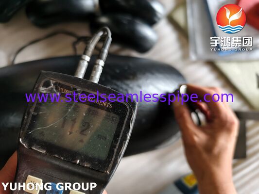 ASME SA420 গ্রেড WPL6 নিম্ন তাপমাত্রা কার্বন ইস্পাত ফিটিং LTC বাটওয়েল্ড 90 ডিগ্রি কনুই