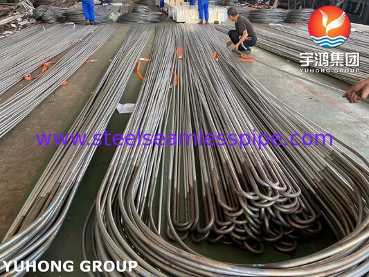 নিকেল অ্যালগরি স্টীল ইউ বাঁক তাপ এক্সচেঞ্জার টিউব Monel400 ASME SB163 N04400