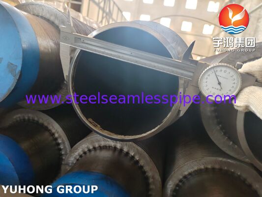 A106 বেস পাইপ সিএস ফিনস সহ স্পাইরাল ওয়েল্ডেড ফিনড টিউবগুলি তাপ এক্সচেঞ্জারগুলির জন্য