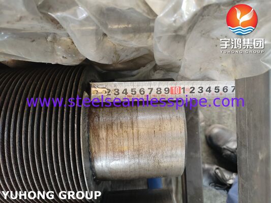 A106 বেস পাইপ সিএস ফিনস সহ স্পাইরাল ওয়েল্ডেড ফিনড টিউবগুলি তাপ এক্সচেঞ্জারগুলির জন্য