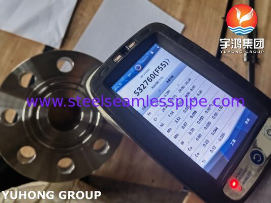 ASTM A182 F55 S32760 ওয়েল্ড নেক ফ্ল্যাঞ্জ RTJ EN 1.4501 X2CrNiMoCuWN25-7-4