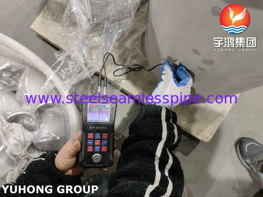 জারা প্রতিরোধী তরলের জন্য বড় ব্যাসের বাট ওয়েল্ড পাইপ ফিটিংস, ASTM A403 WP347-WX ইকুয়াল টি B16.9