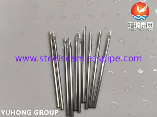 15G-17G SUS304 মেডিকেল স্টেইনলেস স্টীল এভিএফ ক্যানুলা হেমোডায়ালাইসিসের জন্য, পিছনের চোখের সূঁচের টিপ
