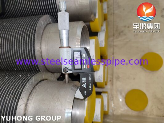 এইচএফডব্লিউ ফিনড টিউবস এএসটিএম এ৩১২ টিপি৩৪৭এইচ স্টেইনলেস স্টীল