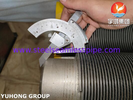 এইচএফডব্লিউ ফিনড টিউবস এএসটিএম এ৩১২ টিপি৩৪৭এইচ স্টেইনলেস স্টীল