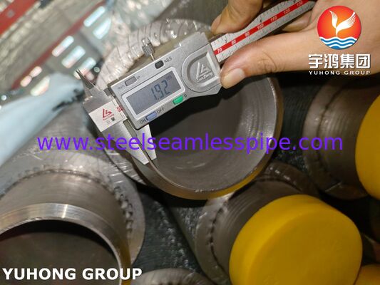 এইচএফডব্লিউ ফিনড টিউবস এএসটিএম এ৩১২ টিপি৩৪৭এইচ স্টেইনলেস স্টীল