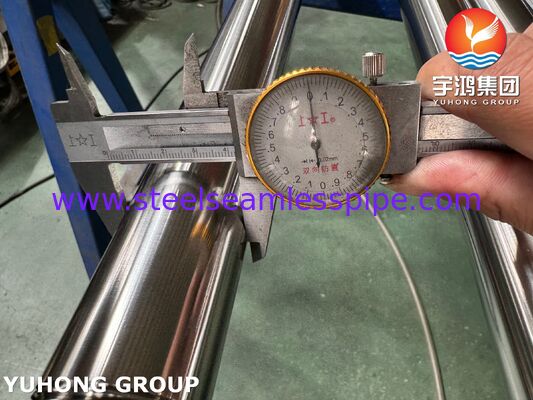চিনি শিল্পের জন্য ASTM A270 3A TP304 BA স্টেইনলেস স্টিল স্যানিটারি সিমলেস টিউব