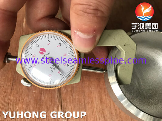 A403 WP304L-S ক্যাপ, B16.9 হাইড্রোলিক ইঞ্জিনিয়ারিংয়ের জন্য নিম্ন-কার্বন স্টেইনলেস স্টিলের বিট ওয়েল্ড ফিটিং