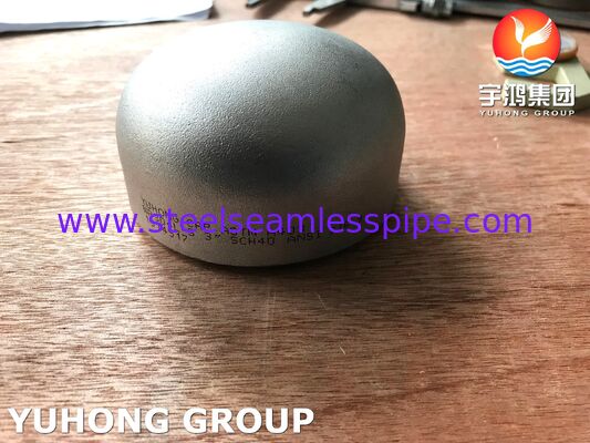ক্যাপ বাট ওয়েল্ড ফিটিংস B16.9 ASTM A403 WP304L কনডেনসার হিট এক্সচেঞ্জার