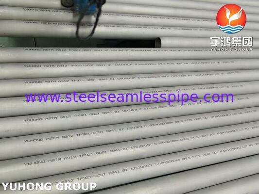 টিউব бесшовный নিরোধক 12X18H10T (AISI 321) GOST 9941-81 তাপ এক্সচেঞ্জার এবং রাসায়নিক শিল্পের জন্য