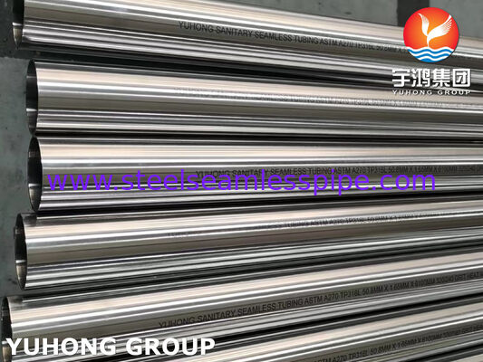 স্টেইনলেস স্টীল ওয়েল্ডড টিউব A270 TP304 180 360 খাদ্য পানীয় এবং দুগ্ধ শিল্পের জন্য গ্রিট পোলিশ পৃষ্ঠ