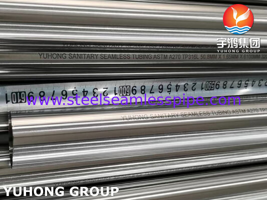 স্টেইনলেস স্টীল ওয়েল্ডড টিউব A270 TP304 180 360 খাদ্য পানীয় এবং দুগ্ধ শিল্পের জন্য গ্রিট পোলিশ পৃষ্ঠ