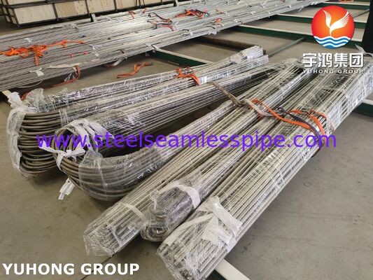 শেল এবং টিউব হিট এক্সচেঞ্জারের জন্য স্টেইনলেস স্টিল সিমলেস টিউব ASTM A213 / ASME SA213 TP321