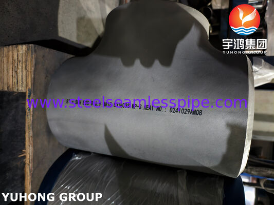 ASTM A815 UNS S31803 ডুপ্লেক্স স্টিল ফিটিং ASME B16.9 Buttweld Duplex 2205 Equal Tee