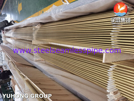ASME SB111 C68700 আর্সেনিক্যাল অ্যালুমিনিয়াম ব্রাস ইউ বেন্ড সিমলেস টিউব ইমপিঞ্জমেন্ট অ্যাটাক সহ