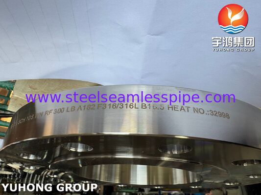 ASTM A182 F316/316L স্টেইনলেস স্টীল ফ্ল্যাঞ্জ ওয়েল্ড নেক / WNRF ফ্ল্যাঞ্জ পাইপিং সিস্টেমে