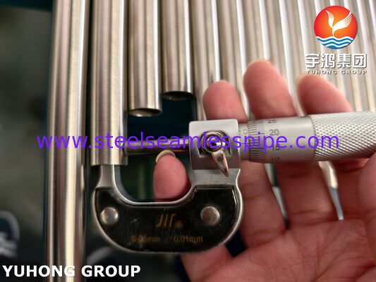 ASTM B163 UNS N08810 Incoloy 800H Seamless Bright Annealed Nickel Alloy Tube For Condenser (কন্ডেনসার জন্য এএসটিএম বি১৬৩ ইউএনএস এন০৮৮১০ ইনকলোই ৮০০এইচ সিউমলেস ব্রাইট অ্যানিলড নিকেল অ্যালোয় টিউব)