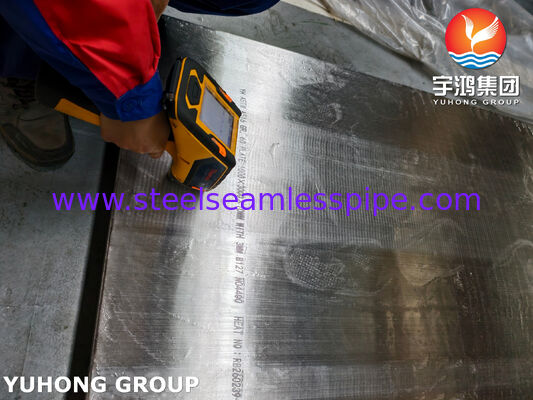 ASTM B127 Monel 400 + ASTM A516 Gr.60 স্টিল ক্ল্যাড প্লেট বিস্ফোরক ক্ল্যাডিং প্রেসার ভেসেল