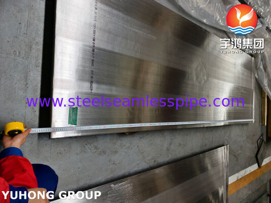 ASTM B127 Monel 400 + ASTM A516 Gr.60 স্টিল ক্ল্যাড প্লেট বিস্ফোরক ক্ল্যাডিং প্রেসার ভেসেল