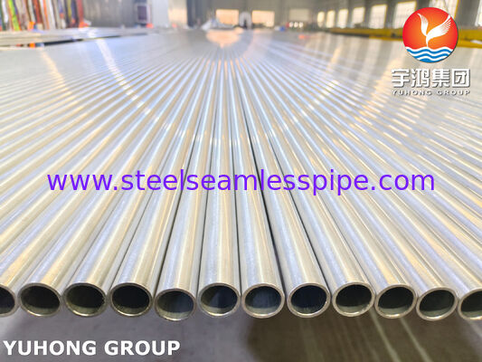 ASME SA213 TP304H উজ্জ্বল অ্যানিলড স্টেইনলেস স্টীল সিউমলেস টিউব