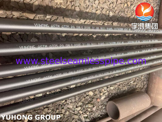 ASTM A335 ASME SA335 P9 বিজোড় খাদ ইস্পাত পাইপ পেট্রোকেমিক্যাল এবং পাওয়ার জেনারেশন সরবরাহকারীর জন্য উচ্চ টেম্প ক্রিপ প্রতিরোধী