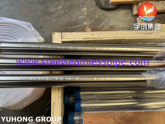 3A ASTM A270 TP304 খাদ্য গ্রেড স্টেইনলেস স্টীল সিউমলেস স্যানিটারি টিউব ডিস্টিলেশন জন্য