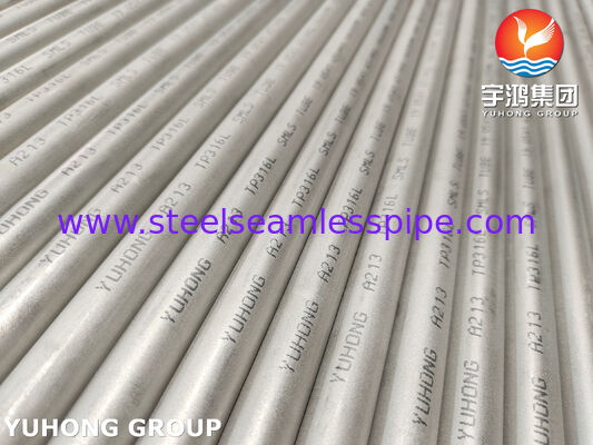 ASME SA213 TP316L সিউমলেস টিউব C≤0.035% কোন পিডব্লিউএইচটি ওয়েল্ডিংয়ের পরে intergranular জারা প্রতিরোধী জন্য তাপ এক্সচেঞ্জার