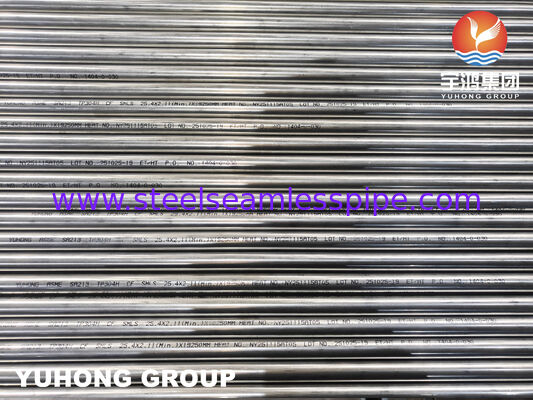 ASME SA213 TP304H সুপারহিটার এবং রিহিটারের জন্য সিউমলেস বয়লার টিউব