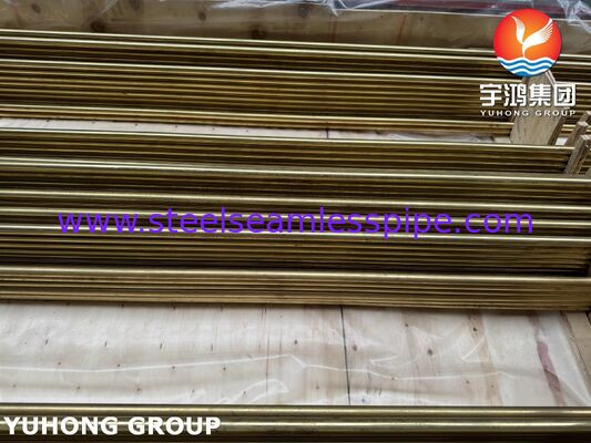 ASME SB111 C44300 U-Bend Copper Alloy Tube For Heat Exchanger (উষ্ণ এক্সচেঞ্জারের জন্য ইউ-বেন্ড তামা খাদ টিউব)