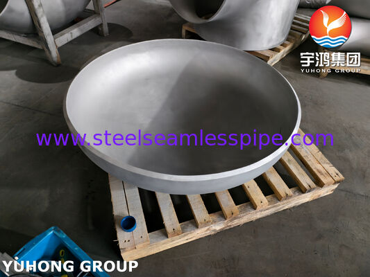 ASME SA403 / ASTM A403 WP304H শেষ ক্যাপ ASME B16.9 স্টেইনলেস স্টীল Buttweld পাইপ ফিটিং