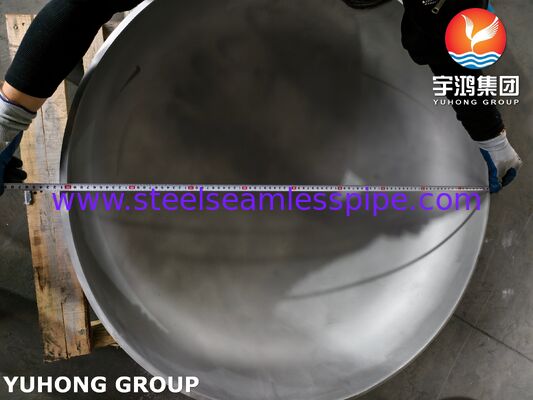 ASME SA403 / ASTM A403 WP304H শেষ ক্যাপ ASME B16.9 স্টেইনলেস স্টীল Buttweld পাইপ ফিটিং
