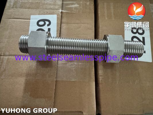 সুপার ডুপ্লেক্স ফাস্টেনার ISO4017 S32205 2205 ডুপ্লেক্স স্টিল হেক্স বোল্ট নট ওয়াশার