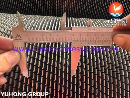 সেরেটেড ফিন টিউব ASTM A335 P22 বেস এবং 1Cr13 পাখনা