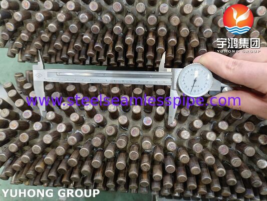 উচ্চ-তাপমাত্রা তাপ পুনরুদ্ধারের জন্য ASTM A312 TP304 স্টাডেড ফিন টিউব