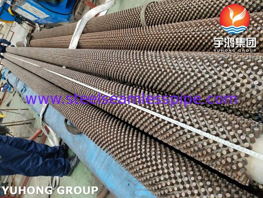 উচ্চ-তাপমাত্রা তাপ পুনরুদ্ধারের জন্য ASTM A312 TP304 স্টাডেড ফিন টিউব