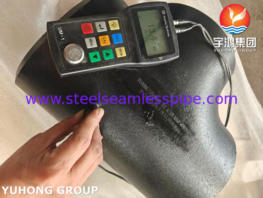 ASTM A860 WPHY 42 কার্বন স্টিল স্ট্রেইট টি ASME B16.9 স্টিল বাটওয়েল্ড পাইপ ফিটিং