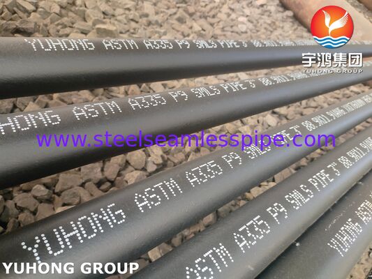 অ্যালয় স্টিল টিউব ASTM A335 ক্রোম-মলি অ্যালয় সিমলেস পাইপ গ্রেড P9 P22