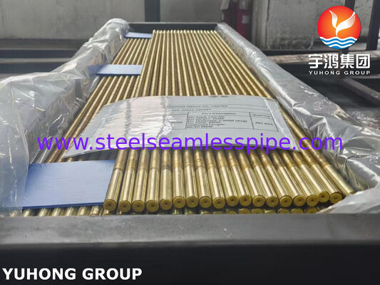 ASME SB111 C68700 শেল এবং টিউব তাপ এক্সচেঞ্জারের জন্য নিম্ন ফিন টিউব