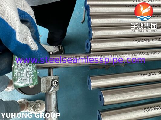 এয়ার কুলারের জন্য ASTM A249 / ASME SA249 TP316L ব্রাইট অ্যানিলড স্টেইনলেস স্টিল ওয়েল্ডেড টিউব