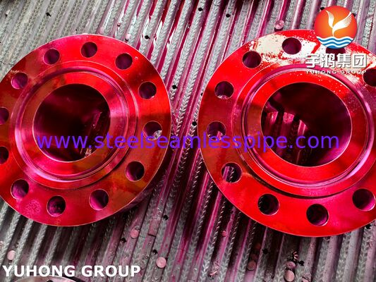ASTM B564 UNS N04400 ওয়েল্ড নেক ফ্ল্যাঞ্জ Monel 400 ফ্ল্যাঞ্জ নিকেল তামা খাদ WNRTJ ফ্ল্যাঞ্জ