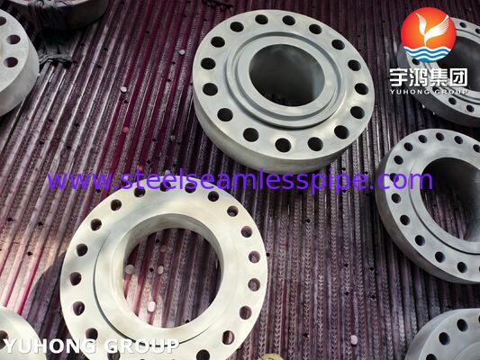 ASTM B564 UNS N04400 ওয়েল্ড নেক ফ্ল্যাঞ্জ Monel 400 ফ্ল্যাঞ্জ নিকেল তামা খাদ WNRTJ ফ্ল্যাঞ্জ